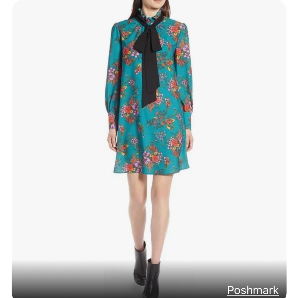 Nordstrom Halogen Removable Bow Dress size small